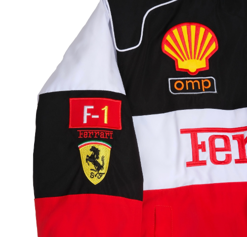 FERRARI MULTICOLOR RACING VINTAGE JACKET